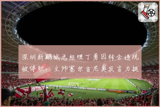 深圳新鹏城总经理丁勇因转会违规被停职，主帅塞尔吉尼奥发言力挺管理层